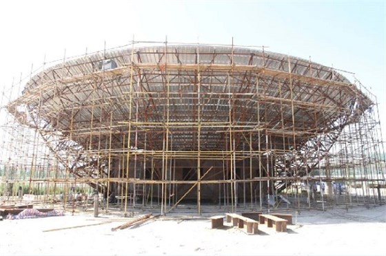 天問一號火星探測器，70米天線（GRAS-4）制造過程圖