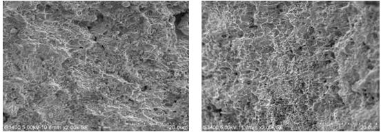 圖16-26 2#螺栓裂紋兩側微觀形貌 圖16-27 2#螺栓裂紋兩側微觀形貌