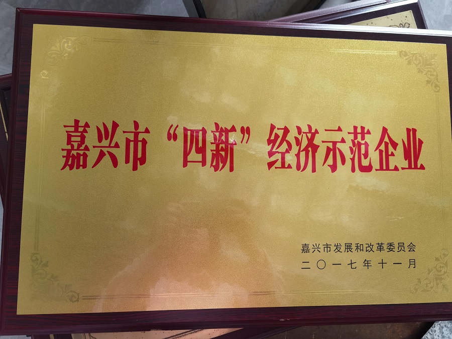 嘉興市“四新”經濟示范企業 嘉興市“四新”經濟示范企業